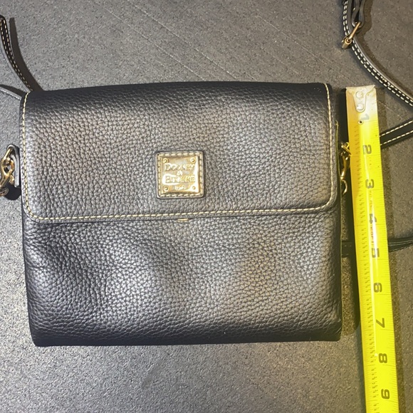 Dooney & Bourke Black Pebble Leather Crossbody GUC - Picture 12 of 13